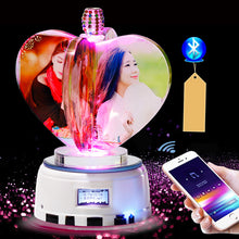 digital heart photo stand