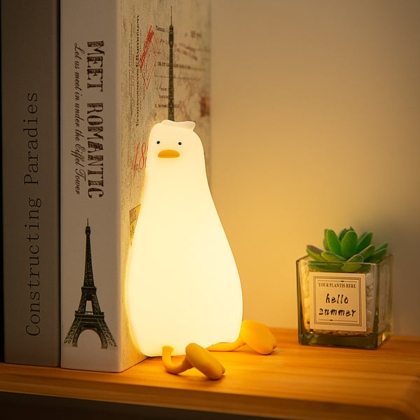 Squishy duck night light side