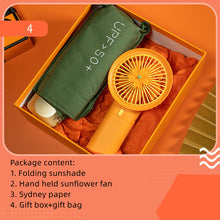 sunshade and fan gift set