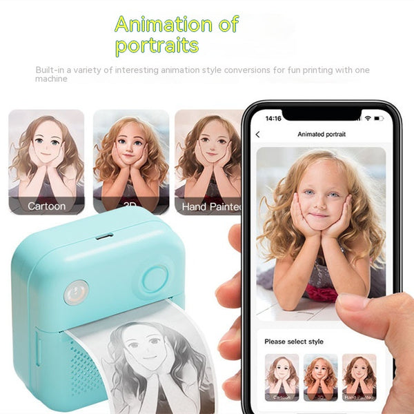 thermal kids sticker printer